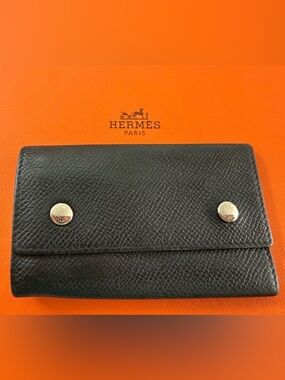 HERMÉS Sellier Epsom Leather Key Holder